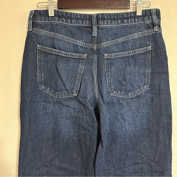 Universal Thread high-rise wide leg dark blue jeans 10S - Picture 6 of 7